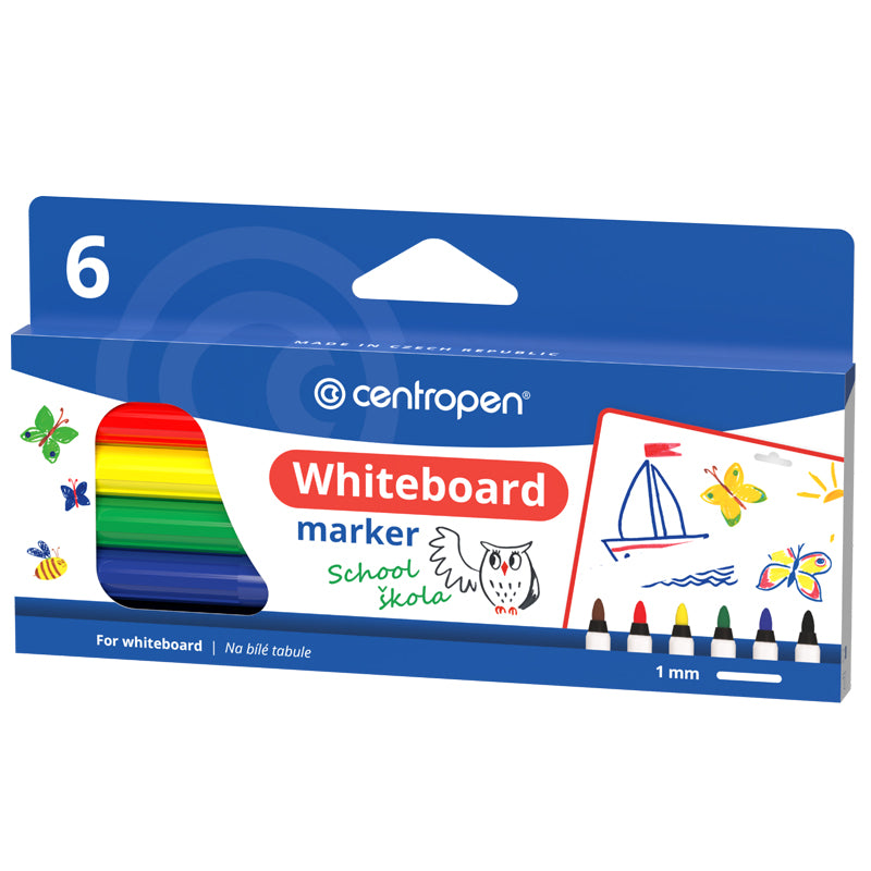 MARKER WHITEBOARD 6/SET 1-2MM 2507 CENTROPEN MARKER WHITEBOARD 6/SET 1-2MM 2507 CENTROPEN
